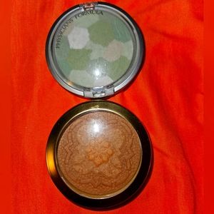 Physicians formula, 1st. Argan wear: light bronzer 2nd. 1f multi-colored powder